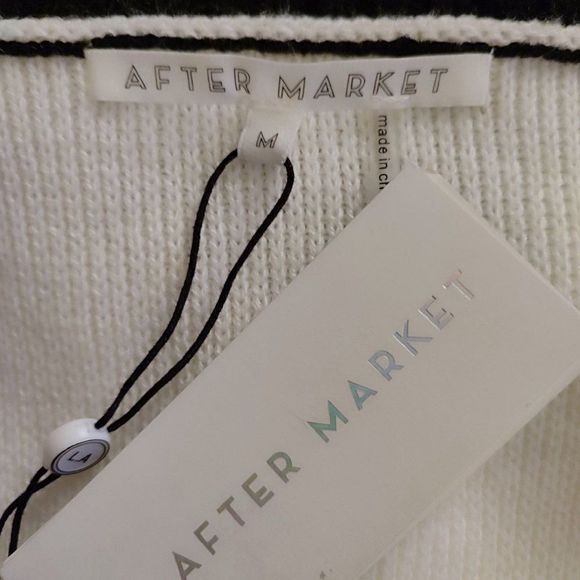 AFTER MARKET Side Tie Sweater Vest M New - Picture 4 of 5